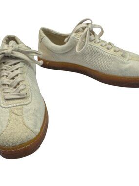 Native Canvas Lace-Up Sneakers Portugal White Men's Size 8